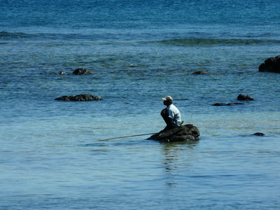 Rock Fishing - Don’t turn your back on the sea.