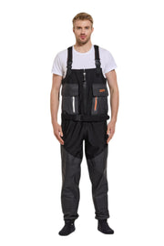 P1 Front-zipped  PRO Waders - Stretchable & Stockingfoot