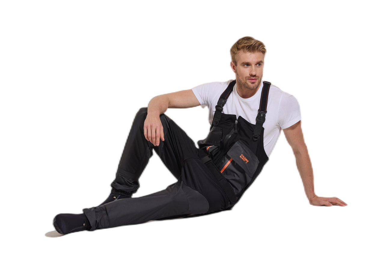 P1 Front-zipped  PRO Waders - Stretchable & Stockingfoot