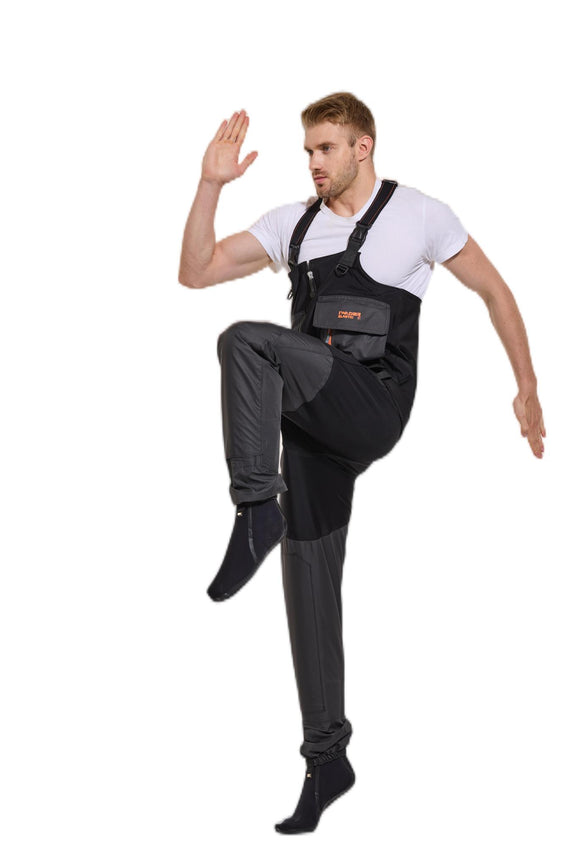 P1 Front-zipped  PRO Waders - Stretchable & Stockingfoot