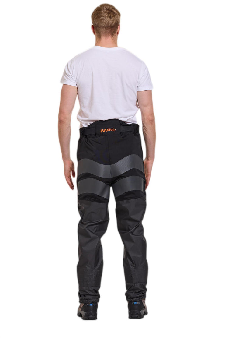 B1 Float Tubes  wading pants with Zipper Front-- Breathable Stocking foot