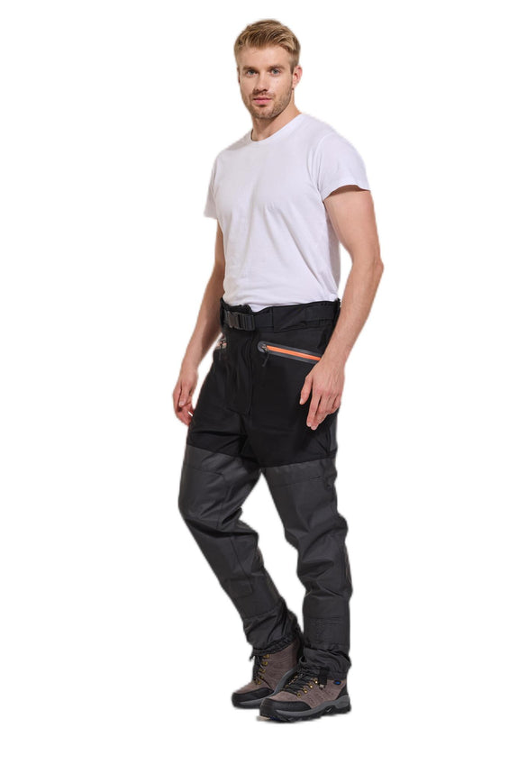 B1 Float Tubes  wading pants with Zipper Front-- Breathable Stocking foot