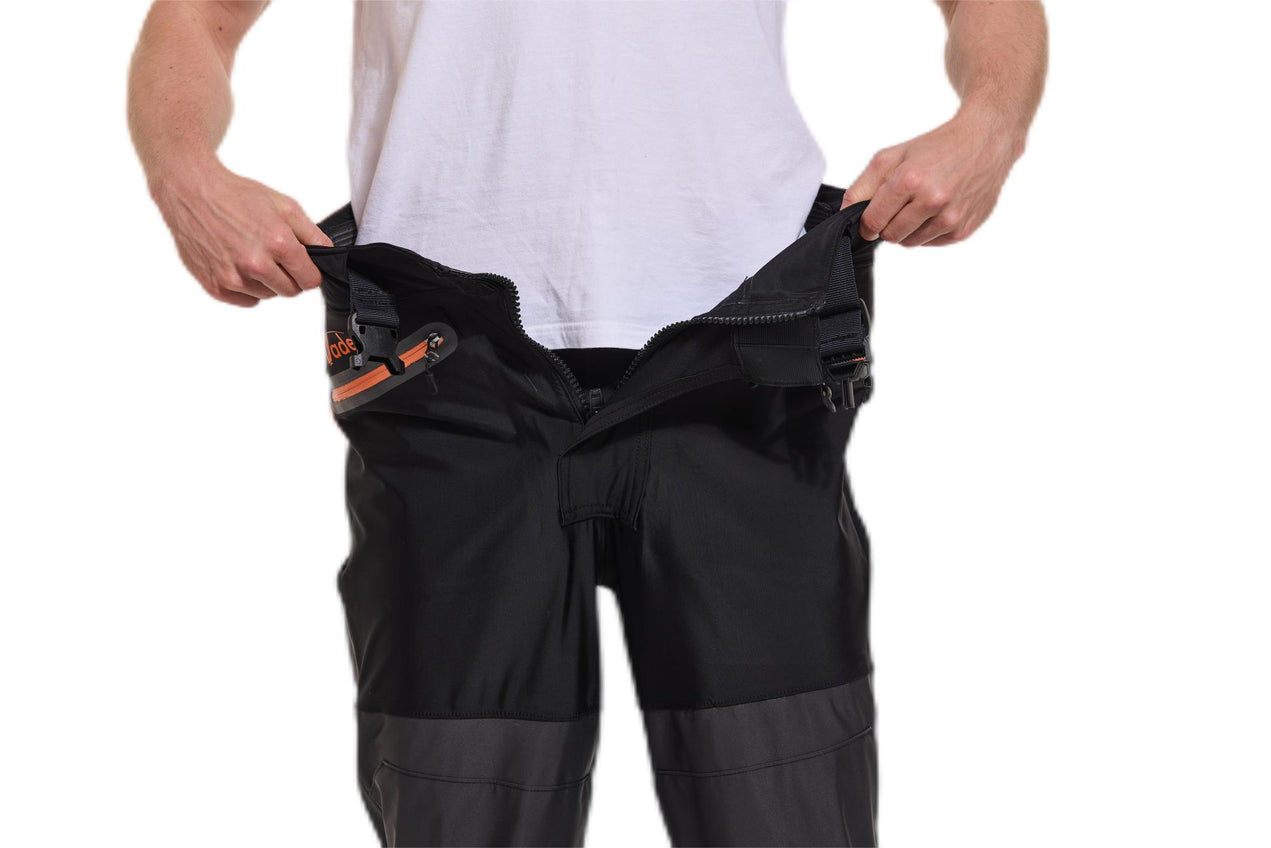 B1 Float Tubes  wading pants with Zipper Front-- Breathable Stocking foot
