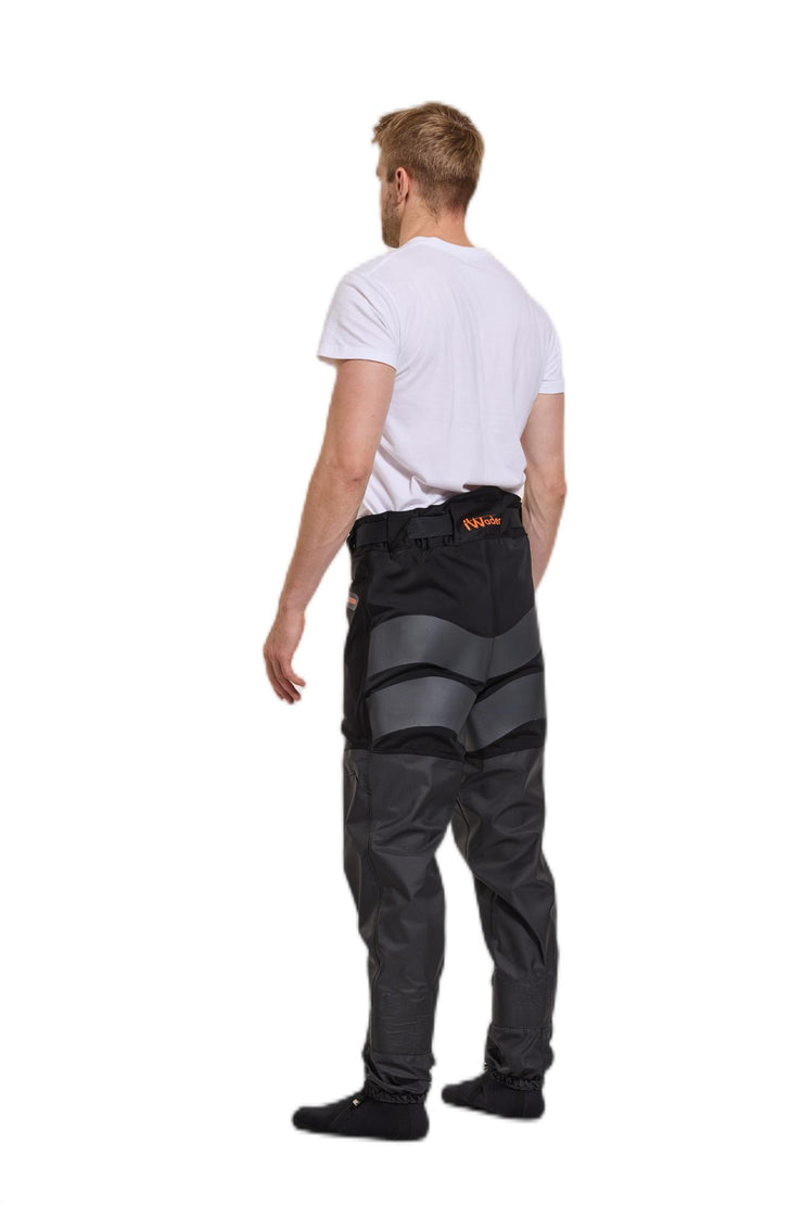 B1 Float Tubes  wading pants with Zipper Front-- Breathable Stocking foot
