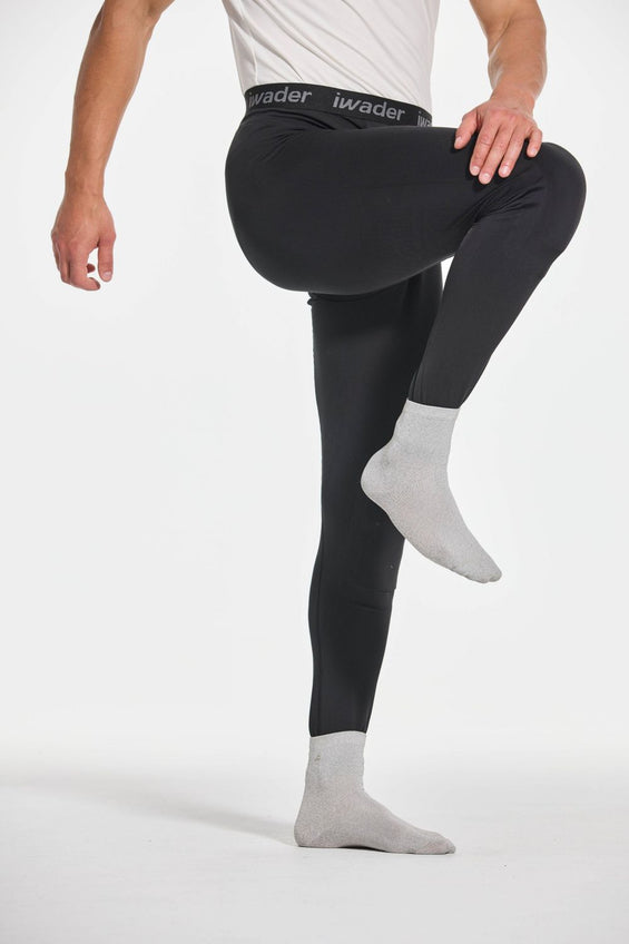 Thermohose mit integrierten Knieschützern