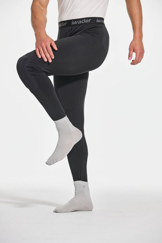 Thermohose mit integrierten Knieschützern