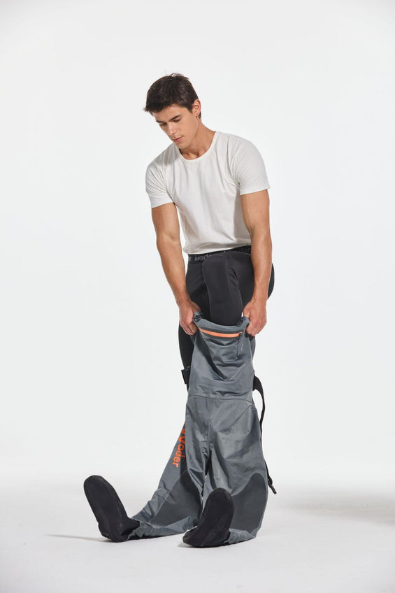 Thermohose mit integrierten Knieschützern