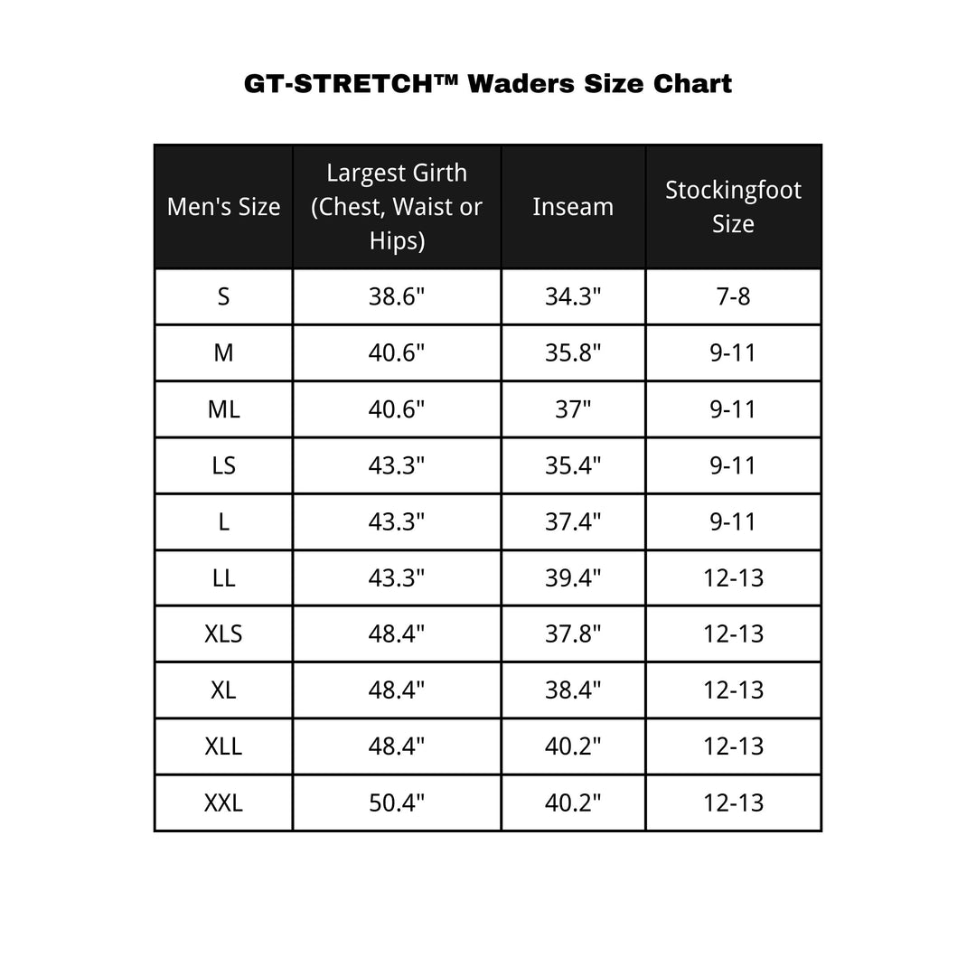 How To Size Waders D2 Chest Waders – iWader