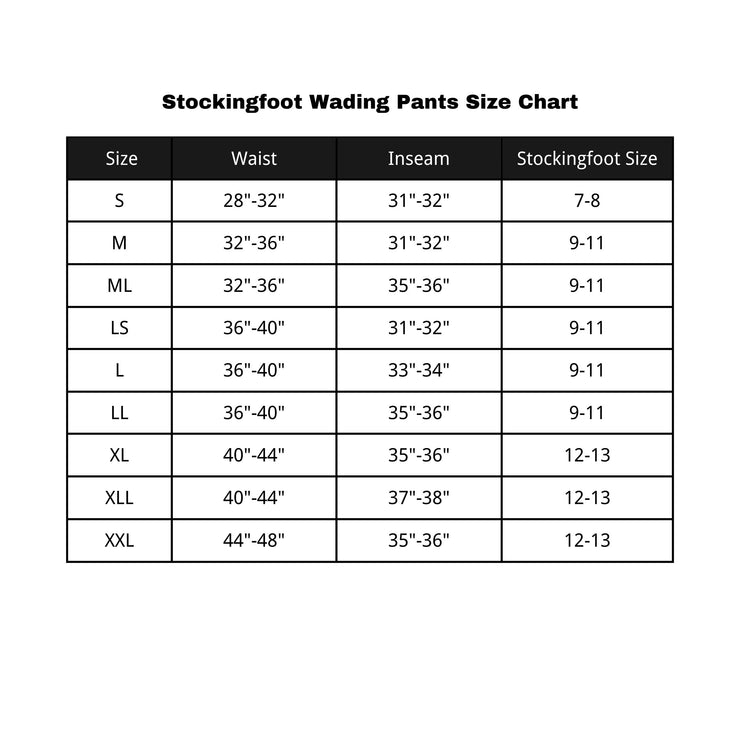 S1 + B2  Waders Bundle - Stockingfoot
